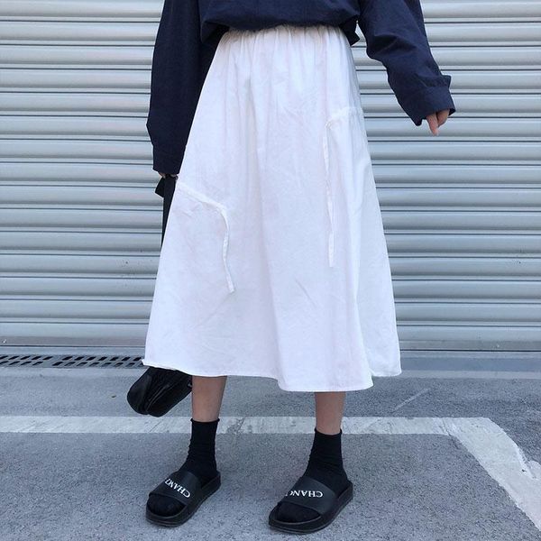 skirts 2 colors safari skirt women solid color long female vintage style elastic waist high a line womens (x563), Black
skirts 2 colors safari skirt women solid color long female vintage style elastic waist high a line womens (x563), Black