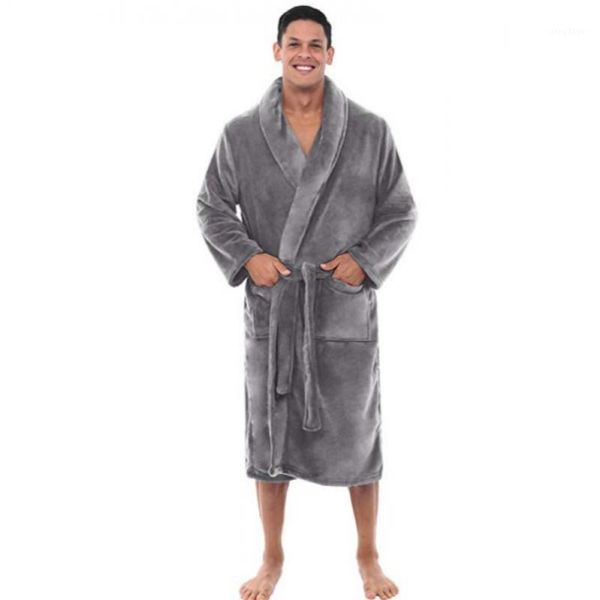 men's sleepwear mens fashion velvet bathrobes flannel robe v-neck long sleeve bandage plush shawl kimono warm bathrobe nightdress, Black;brown
men's sleepwear mens fashion velvet bathrobes flannel robe v-neck long sleeve bandage plush shawl kimono warm bathrobe nightdress, Black;brown