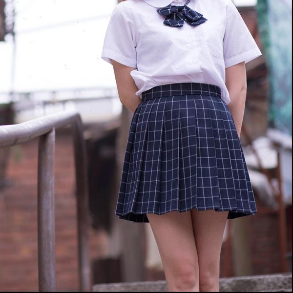 navy blue gray classical womens skirts grid pleated japanese school girls student high waist plaid skirt cosplay uniform, Black
navy blue gray classical womens skirts grid pleated japanese school girls student high waist plaid skirt cosplay uniform, Black
