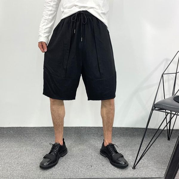 men's shorts summer fashion large dark department simple solid color loose overalls street style hip hop trend harlan pants, White;black
men's shorts summer fashion large dark department simple solid color loose overalls street style hip hop trend harlan pants, White;black