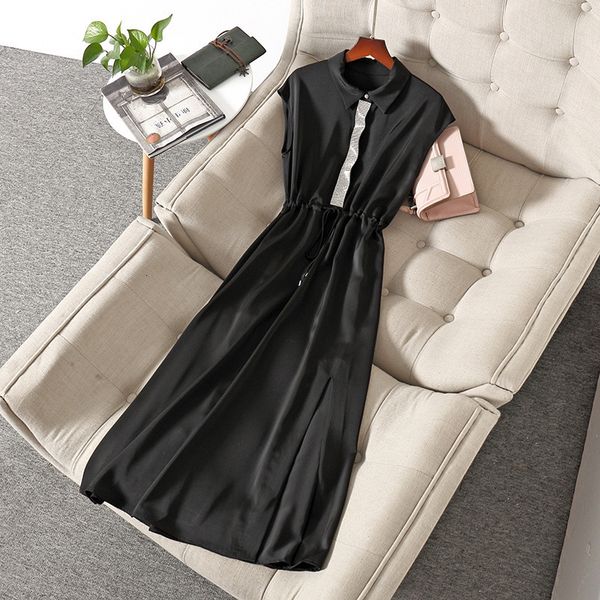 casual dresses summer sleeveless lapel neck black / green contrast color belted panelled split mid-calf dress elegant nj292061013 j8v0, Black;gray
casual dresses summer sleeveless lapel neck black / green contrast color belted panelled split mid-calf dress elegant nj292061013 j8v0, Black;gray