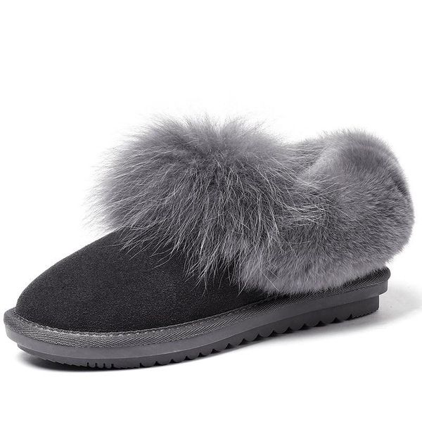 boots australia women snow 100% genuine leather ankle with real fur plush ladies winter warm shoes botas mujer, Black
boots australia women snow 100% genuine leather ankle with real fur plush ladies winter warm shoes botas mujer, Black