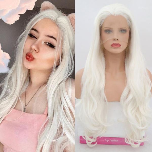 wigs white long wavy for women/girl synthetic lace front wig cosplay party or daily use high temperature heat fiber1, Black
wigs white long wavy for women/girl synthetic lace front wig cosplay party or daily use high temperature heat fiber1, Black