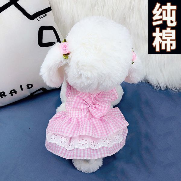 spring and summer pure cotton pet skirt teddy bear bomei vip chenery yorkshire small dog cloth
spring and summer pure cotton pet skirt teddy bear bomei vip chenery yorkshire small dog cloth