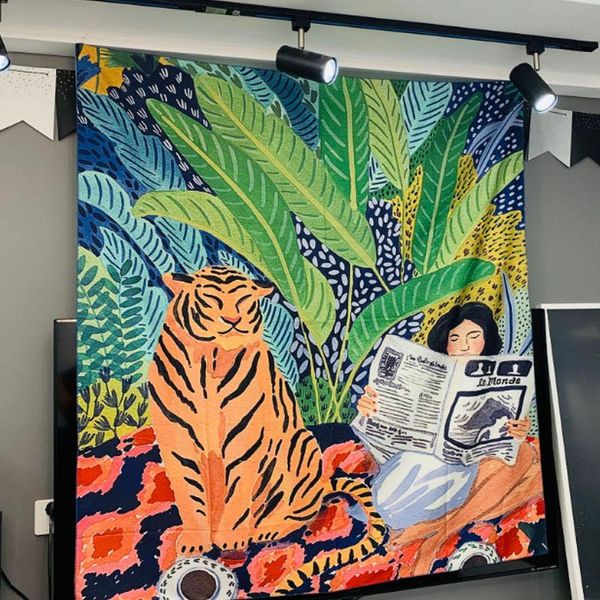 tapestries ffo animal series nordic ins tiger and girl tapestry mandala hippie wall hanging decor tv background bedside bedroom curtain
tapestries ffo animal series nordic ins tiger and girl tapestry mandala hippie wall hanging decor tv background bedside bedroom curtain