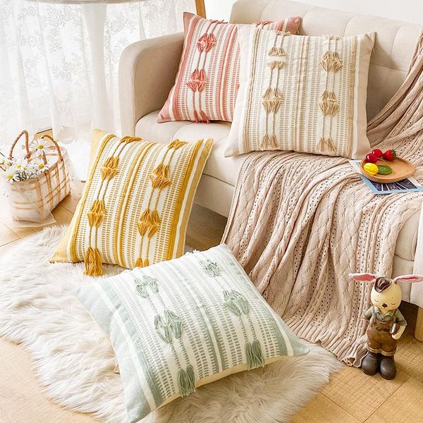 cushion/decorative pillow home decor cushion cover throw yellow grey coffee pink boho style tassels for living room bed 45x45cm/30x50cm
cushion/decorative pillow home decor cushion cover throw yellow grey coffee pink boho style tassels for living room bed 45x45cm/30x50cm