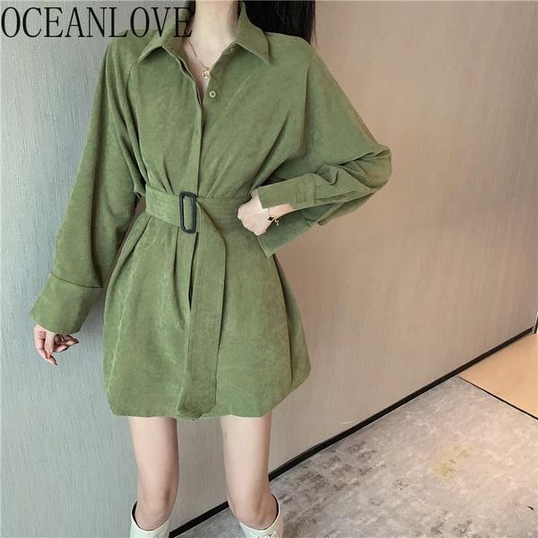 solid corduroy bandage women shirts korean spring single breasted long blouses loose fashion blusas 14942 210415, White
solid corduroy bandage women shirts korean spring single breasted long blouses loose fashion blusas 14942 210415, White