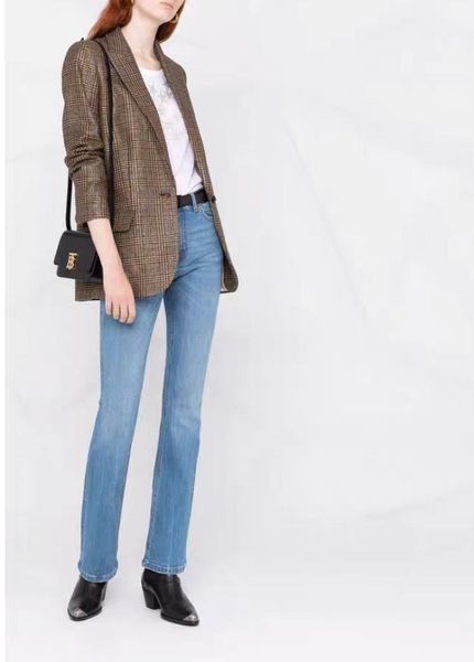 women's suits & blazers 2021 autumn and winter classic fashion plaid suit jacket buttoned logo blazer women, White;black
women's suits & blazers 2021 autumn and winter classic fashion plaid suit jacket buttoned logo blazer women, White;black