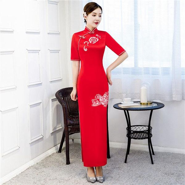 ethnic clothing embroidery cheongsam long dress vintage slim plus size women dresses handmade button costume chinese qipao blue red s to 6xl
ethnic clothing embroidery cheongsam long dress vintage slim plus size women dresses handmade button costume chinese qipao blue red s to 6xl