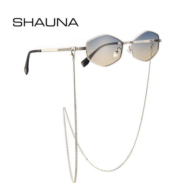 sunglasses shauna retro polygon square women fashion chain decoration metal frame eyewear men gradient sun glasses shades uv400, White;black
sunglasses shauna retro polygon square women fashion chain decoration metal frame eyewear men gradient sun glasses shades uv400, White;black