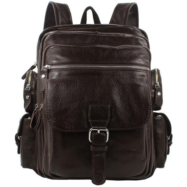 backpack 2021 fashion genuine leather men rucksack travel school lapbag knapsack male brown black
backpack 2021 fashion genuine leather men rucksack travel school lapbag knapsack male brown black