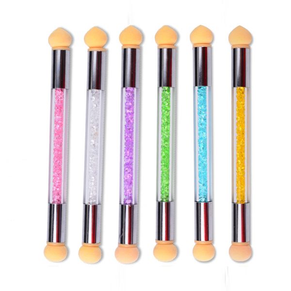 1pc nail brushes double-ended shading pen dotting pencil sponge head gradient rhinestone picker handle nails art brush painting tool nab017, Yellow
1pc nail brushes double-ended shading pen dotting pencil sponge head gradient rhinestone picker handle nails art brush painting tool nab017, Yellow