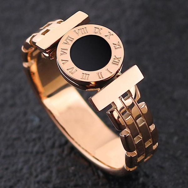 wedding rings black roman numerals rose gold color fashion titanium steel jewelry birthday gift woman never fade drop, Slivery;golden
wedding rings black roman numerals rose gold color fashion titanium steel jewelry birthday gift woman never fade drop, Slivery;golden