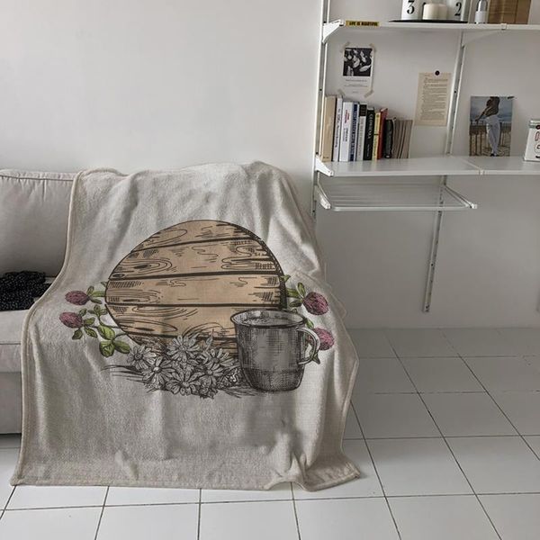 sofa throw blanket cup flower wood board airplane/travel/bedroom on bed soft flannel bedspread home textile decor blankets
sofa throw blanket cup flower wood board airplane/travel/bedroom on bed soft flannel bedspread home textile decor blankets