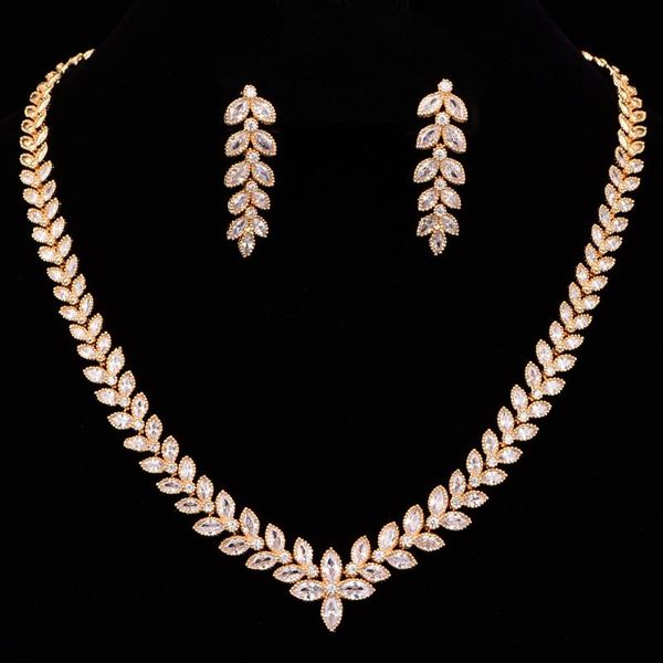 earrings & necklace vintage cubic zirconia gold wedding set for women evening party jewelry girlfriend gift czl-6030, Silver
earrings & necklace vintage cubic zirconia gold wedding set for women evening party jewelry girlfriend gift czl-6030, Silver