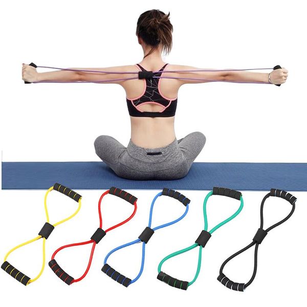 skid yoga gum fitness resistance 8 word chest expander rope workout muscle rubber elastic bands for sports exercise
skid yoga gum fitness resistance 8 word chest expander rope workout muscle rubber elastic bands for sports exercise