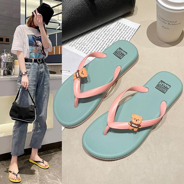 slippers summer women flip flops fashion cartoon bear thong sandals girls non-slip outdoor shoes soft comfort bathroom, Black
slippers summer women flip flops fashion cartoon bear thong sandals girls non-slip outdoor shoes soft comfort bathroom, Black
