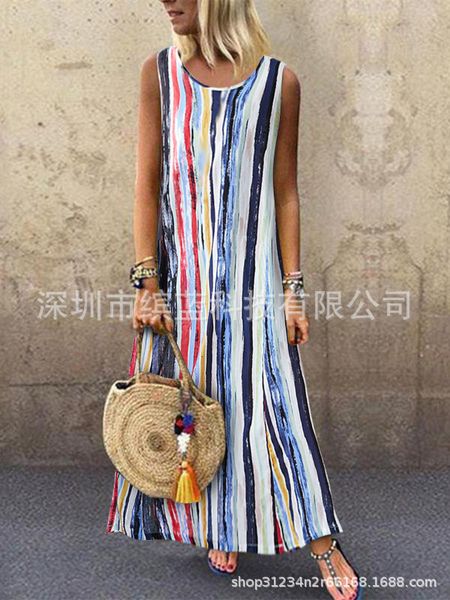 Dresses 2021 Vertical Stripe Rainbow Cotton Hemp Sleeveless Vest Dress, Black;gray
Dresses 2021 Vertical Stripe Rainbow Cotton Hemp Sleeveless Vest Dress, Black;gray