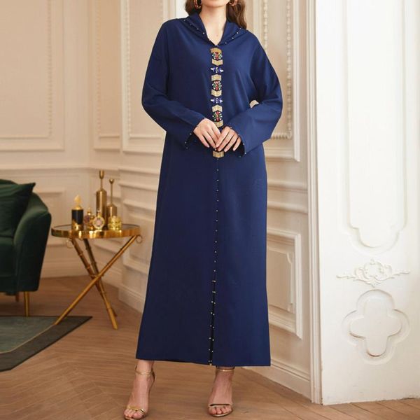 casual dresses muslim dress spring autumn fashion temperament middle east hooded beading split long sleeve drop shoulder robe, Black;gray
casual dresses muslim dress spring autumn fashion temperament middle east hooded beading split long sleeve drop shoulder robe, Black;gray