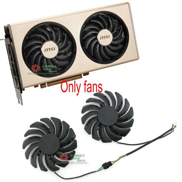 fans & coolings original graphics cards cooling fan for msi radeon rx 5700xt rx5700 evoke pld09210s12hh