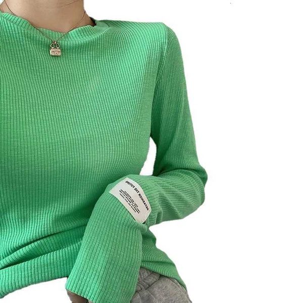 women's sweaters soft pit strip cotton with round neck, slim and slim, autumn long sleeve t-shirt, bottomed shirt, women, White;black
women's sweaters soft pit strip cotton with round neck, slim and slim, autumn long sleeve t-shirt, bottomed shirt, women, White;black