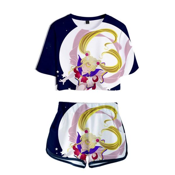 nwe summer kawaii casual t-shirt sailor moon 3d printing women's fashion + shorts two-piece xs-xxl tracksuits, Gray
nwe summer kawaii casual t-shirt sailor moon 3d printing women's fashion + shorts two-piece xs-xxl tracksuits, Gray