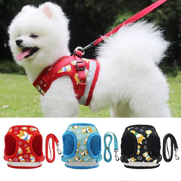dog collars & leashes menceguan pet harness with leash adjustable vest walking supplies cute puppy pattern for small medidum large dogs
dog collars & leashes menceguan pet harness with leash adjustable vest walking supplies cute puppy pattern for small medidum large dogs