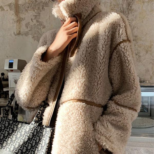 women's fur & faux shearing clothes 2021 sheep 100% wool jacket korean parka real women autumn winter coat muq5932 yy2246, Black
women's fur & faux shearing clothes 2021 sheep 100% wool jacket korean parka real women autumn winter coat muq5932 yy2246, Black
