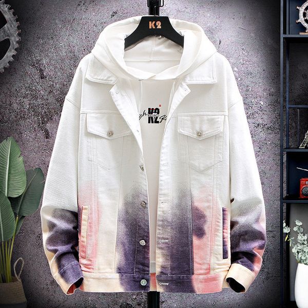 men's jackets wholesale denim jacket male spring and autumn korean casual students gradient color tooling teenagers clothes losi, Black;brown
men's jackets wholesale denim jacket male spring and autumn korean casual students gradient color tooling teenagers clothes losi, Black;brown