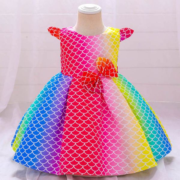 1st birthday dress for baby girls dresses kids clothes children princess rainbow bow performance formal clothing b8109, Red;yellow
1st birthday dress for baby girls dresses kids clothes children princess rainbow bow performance formal clothing b8109, Red;yellow