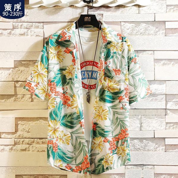 flower shirt men's short sleeve casual summer fashion trend baggy camisas de hombre men clothing bc50cs shirts, White;black
flower shirt men's short sleeve casual summer fashion trend baggy camisas de hombre men clothing bc50cs shirts, White;black