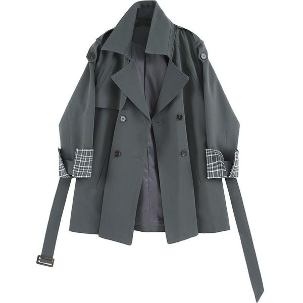 women's trench coats superaen long coat autumn 2021 double breasted plaid patchwork strap casual, Tan;black
women's trench coats superaen long coat autumn 2021 double breasted plaid patchwork strap casual, Tan;black