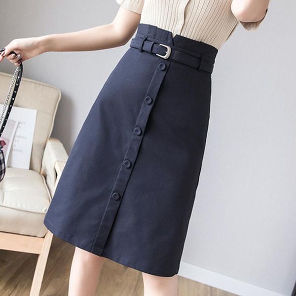 skirts spring korea fashion women high waist slim knee-length a-line single-breasted ol skirt female beige belt s250, Black
skirts spring korea fashion women high waist slim knee-length a-line single-breasted ol skirt female beige belt s250, Black