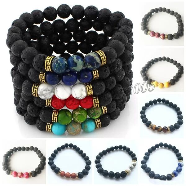 lava stone beades strands charm rock natural stone turquoise tiger eye beads bracelet fashion jewelry crafts men chakra bracelets, Black
lava stone beades strands charm rock natural stone turquoise tiger eye beads bracelet fashion jewelry crafts men chakra bracelets, Black