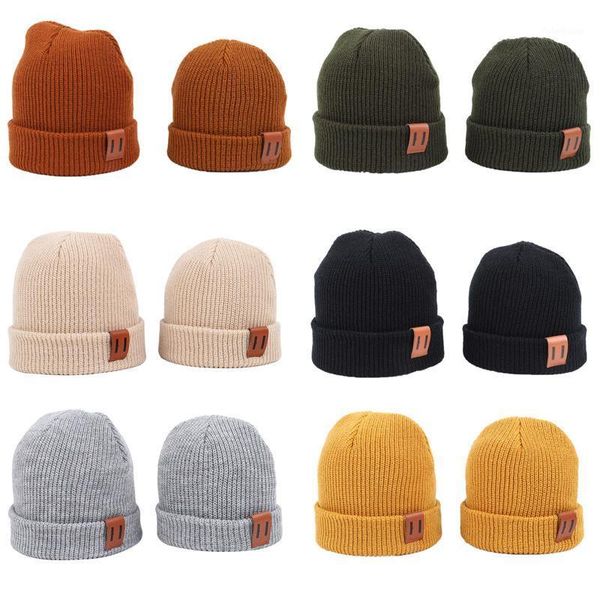 caps & hats baby knit hat for boys girls autumn winter warm kids beanie children parent-child born cap with leather label1, Yellow
caps & hats baby knit hat for boys girls autumn winter warm kids beanie children parent-child born cap with leather label1, Yellow