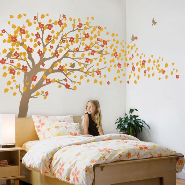 cherry blossom tree wall decal for nursery princess girl bedroom tattoo large with flowers stickers a396
cherry blossom tree wall decal for nursery princess girl bedroom tattoo large with flowers stickers a396