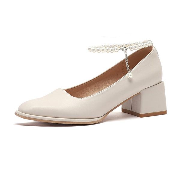 dress shoes 2021 heels women leather round toe pearls ankle strap mary jean platform square hees female wedding, Black
dress shoes 2021 heels women leather round toe pearls ankle strap mary jean platform square hees female wedding, Black
