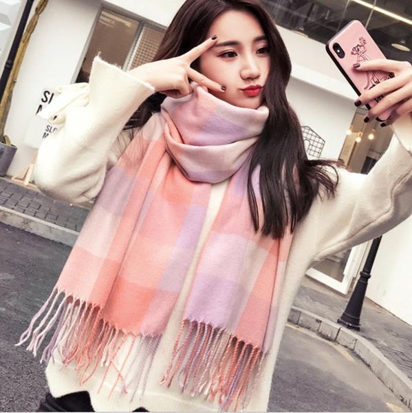 scarves wraps shawl knitted spring winter women scarf plaid warm cashmere shawls bandana pashmina lady wrap, Blue;gray
scarves wraps shawl knitted spring winter women scarf plaid warm cashmere shawls bandana pashmina lady wrap, Blue;gray