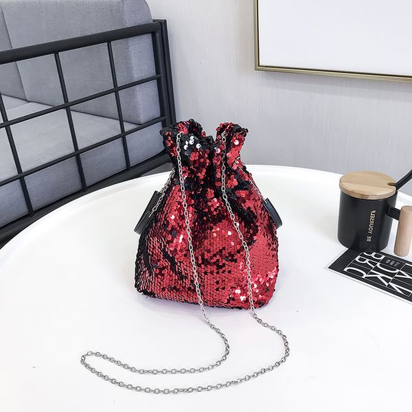 female 2021 new color changing sequin bucket bag korean fashion drawstring hand chain single shoulder diagonal
female 2021 new color changing sequin bucket bag korean fashion drawstring hand chain single shoulder diagonal