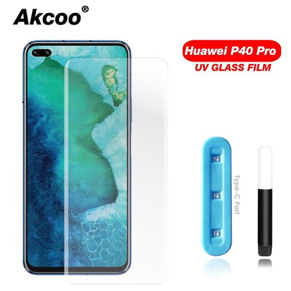 akcoo uv liquid glue tempered glass for huawei p40 pro screen protector full case friendly with oleophobic coating film cell phone protector
akcoo uv liquid glue tempered glass for huawei p40 pro screen protector full case friendly with oleophobic coating film cell phone protector