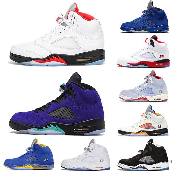 2022 men basketball shoes 5 5s alternate grape blue suede fire red international flight laney royal metallic silver oreo space jam trainers
2022 men basketball shoes 5 5s alternate grape blue suede fire red international flight laney royal metallic silver oreo space jam trainers