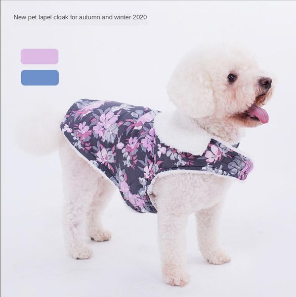 dog apparel autumn and winter pet clothes, lapel belly sticker cloak, clothes
dog apparel autumn and winter pet clothes, lapel belly sticker cloak, clothes
