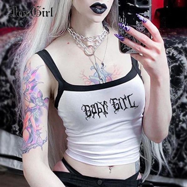 goth insgirl mall camis women grunge dark gothic strapless bodycon crop tank streetwear y2k harajuku clubwear vest women's tanks &, White
goth insgirl mall camis women grunge dark gothic strapless bodycon crop tank streetwear y2k harajuku clubwear vest women's tanks &, White