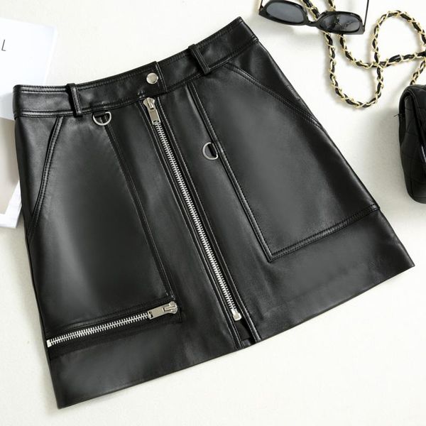 skirts women leather mini skirt zip night club slim fit wrap casual streetwear high waist sheepskin genuine, Black
skirts women leather mini skirt zip night club slim fit wrap casual streetwear high waist sheepskin genuine, Black