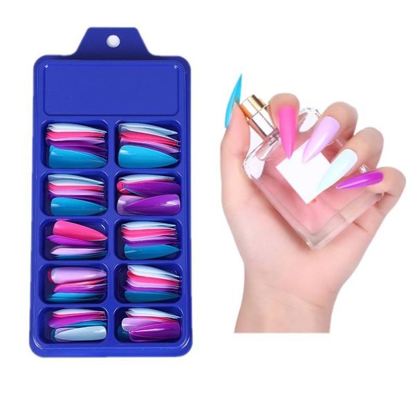 100pcs colorful acrylic false long coffin nails flat shape art tips fake natural full cover nail manicure tools, Red;gold
100pcs colorful acrylic false long coffin nails flat shape art tips fake natural full cover nail manicure tools, Red;gold