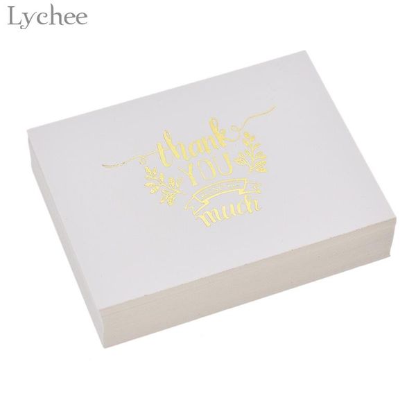 greeting cards lychee 48pcs mini gold embossed thank you card valentine christmas party invitation letter
greeting cards lychee 48pcs mini gold embossed thank you card valentine christmas party invitation letter