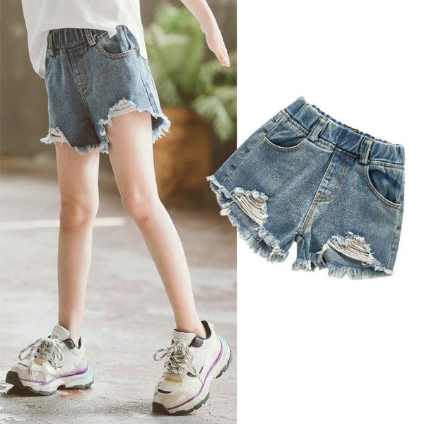 shorts summer children's casual ripped denim for girl's fashionable destroyed teenage girl clothing arrival, Black
shorts summer children's casual ripped denim for girl's fashionable destroyed teenage girl clothing arrival, Black