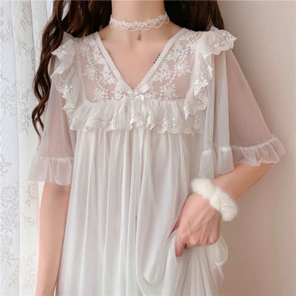 princess style nightdress korean womens sleepwears summer nightgown vintage lace white dress kawaii bow ruffles sleepdress soft home wear, Black;red
princess style nightdress korean womens sleepwears summer nightgown vintage lace white dress kawaii bow ruffles sleepdress soft home wear, Black;red