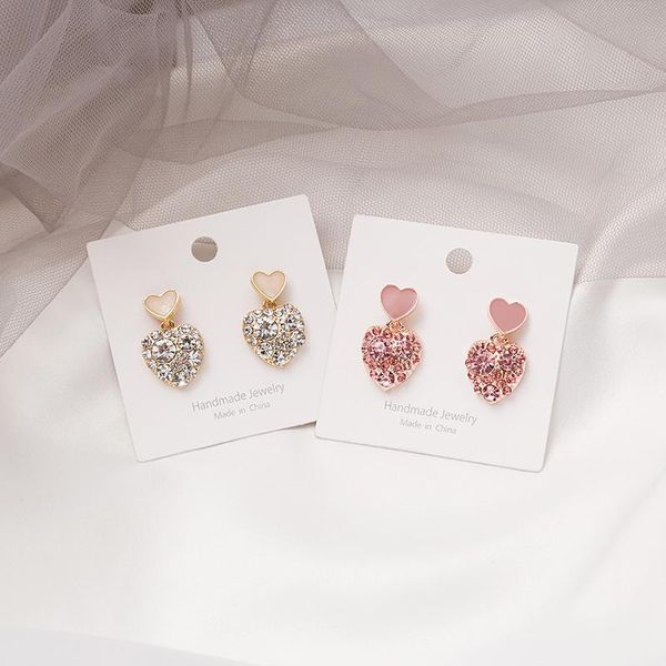 stud cute zircon love earrings for women luxurious fashion pink geometric woman's party wedding 2021 jewelry, Golden;silver
stud cute zircon love earrings for women luxurious fashion pink geometric woman's party wedding 2021 jewelry, Golden;silver