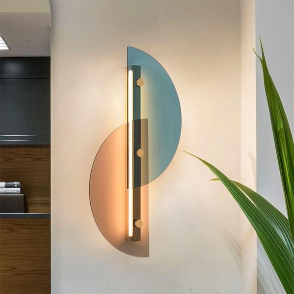 wall lamp nordic creative personality color glass for living room corridor background postmodern designer bedside led
wall lamp nordic creative personality color glass for living room corridor background postmodern designer bedside led